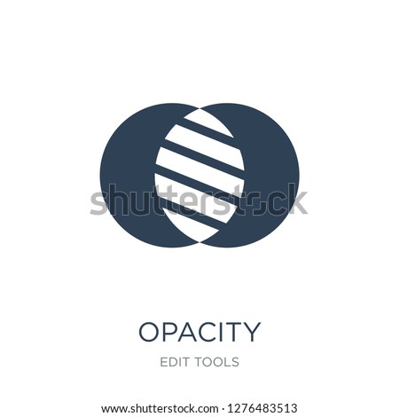 opacity icon vector on white background, opacity trendy filled icons from Edit tools collection, opacity vector illustration
