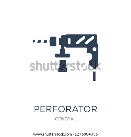 perforator icon vector on white background, perforator trendy filled icons from General collection, perforator vector illustration
