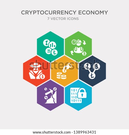 simple set of encrypted, mining, altcoin, invest icons, contains such as icons anonymity, proof of capacity, cryptocurrency and more. 64x64 pixel perfect. infographics vector