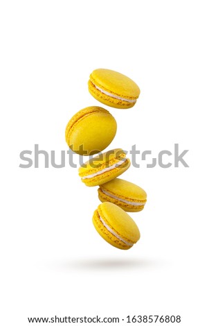 Similar – Image, Stock Photo Stack of fresh macaroons on table