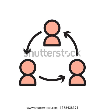 Communication. Modern social media line icons vector.