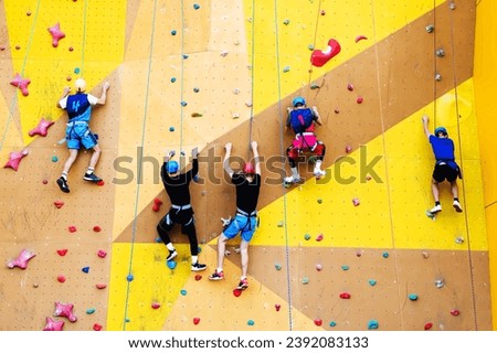 Similar – Image, Stock Photo climbing wall