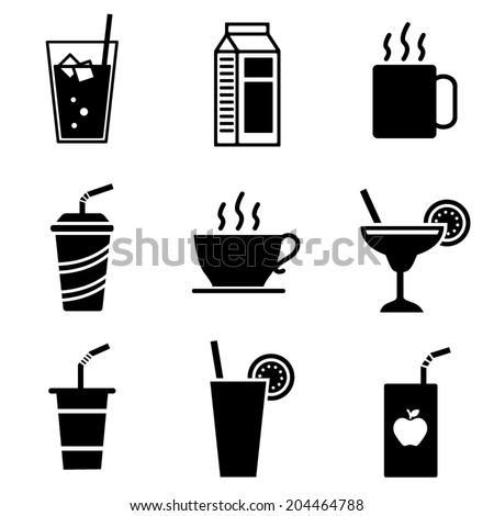 Vector Beverage Icons