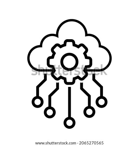 Internet vector icon. cloud service illustration sign. www symbol. World Wide Web logo.