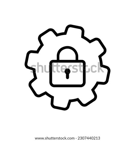 Password icon vector. protection illustration sign. security symbol or logo.