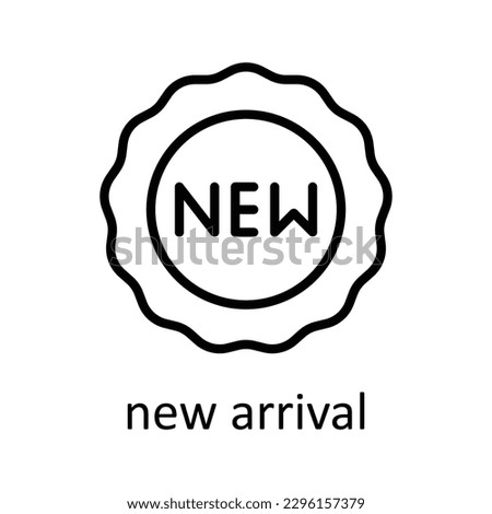 New Arrival  Vector    outline Icons. Simple stock illustration stock