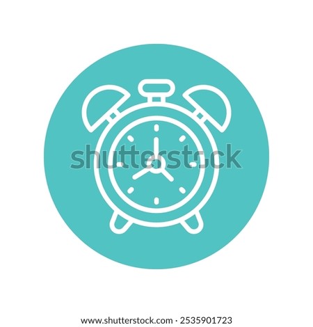 Time Vector Outline Circle Design icon. Work In Progress Symbol on White background EPS 10 File