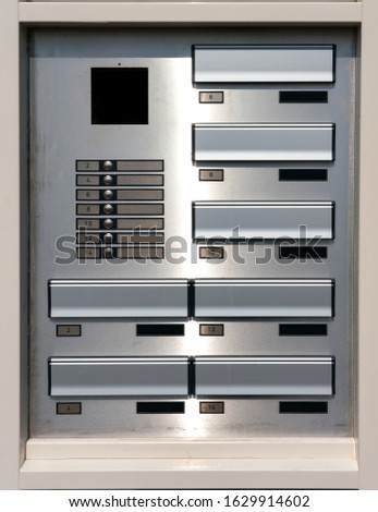 Similar – Image, Stock Photo Polish mailboxes Mailbox