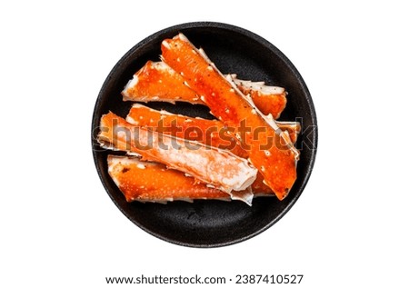 Similar – Image, Stock Photo Boiled king crab legs