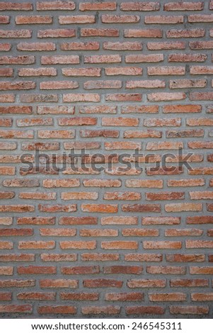 Background texture of brick wall strength.