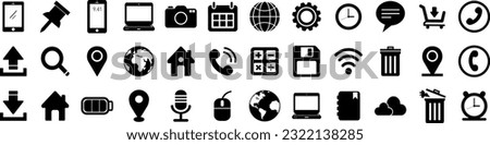 Black Modern icon set. isolated signs for mobile and web. High quality pictograms. Black icons set of business, medical, UI and UX, media, money, travel, vector icons of modern transparency logos.