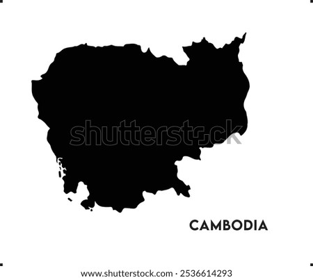 Cambodia icon vector design, Cambodia Logo design, Cambodia's unique charm and natural wonders, Use it in your marketing materials, travel guides, or digital projects, Cambodia map logo vector