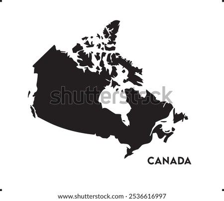 Canada icon vector design, Canada Logo design, Canada's unique charm and natural wonders, Use it in your marketing materials, travel guides, or digital projects, Canada map logo vector