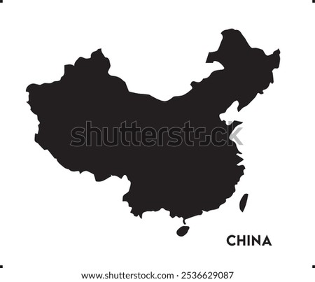 China icon vector design, China Logo design, Chini's unique charm and natural wonders, Use it in your marketing materials, travel guides, or digital projects, China map logo vector