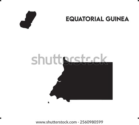 Equatorial Guinea icon vector design, Equatorial Guinea Logo design, Equatorial Guinea's unique charm and natural wonders, Use it marketing materials, travel guides, Equatorial Guinea map logo vector