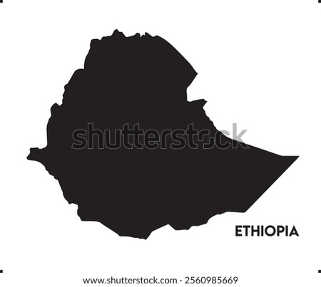 Ethiopia icon vector design, Ethiopia Logo design, Ethiopia's unique charm and natural wonders, Use it in your marketing materials, travel guides, or digital projects, Ethiopia map logo vector