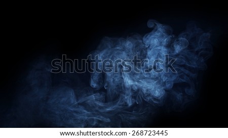 Abstract smoke swirls on black background.  abstract background.