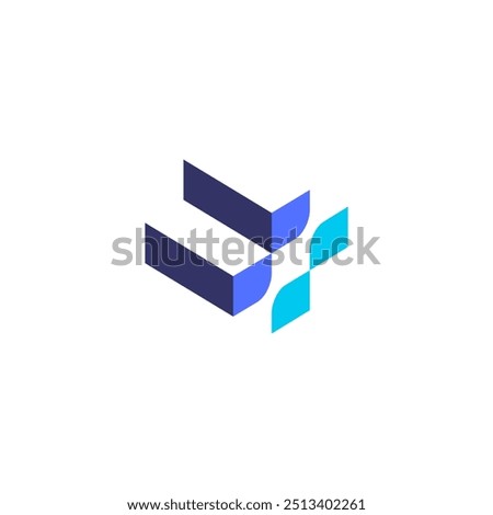 A modern logo design template of health cross with stairs that symbolizes success and positive progress - editable vector