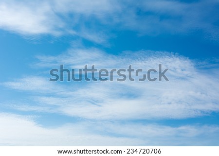 Blue sky in summer As Celestial Art