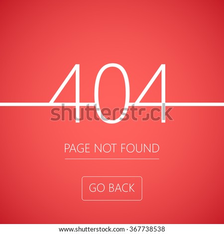 404 Error file not found on website page
