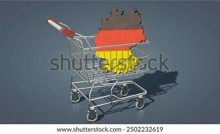 Similar – Image, Stock Photo wave of bankruptcies broke