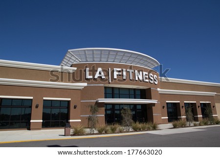 jacksonville fl february 16 2014 an la fitness health club in