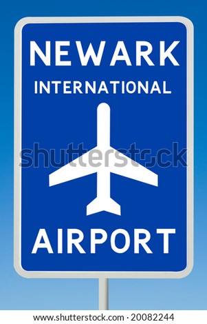 Newark International Airport Sign Stock Photo 20082244 : Shutterstock