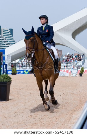 VALENCIA, SPAIN-MAY 9: The Global Champions Tour Grand Prix of Spain Equestrian Competition on May 9, 2009 in Valencia, Spain.