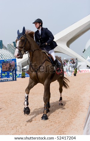 VALENCIA, SPAIN-MAY 9: The Global Champions Tour Grand Prix of Spain Equestrian Competition on May 9, 2009 in Valencia, Spain.