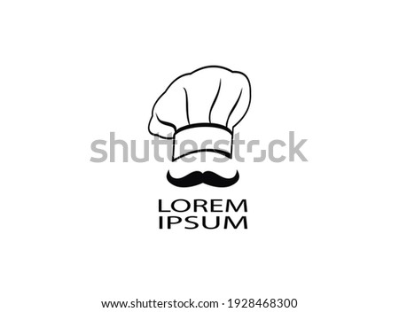 chef toque logo cooker icon hat culinary chefs hat vector Foto stock © 