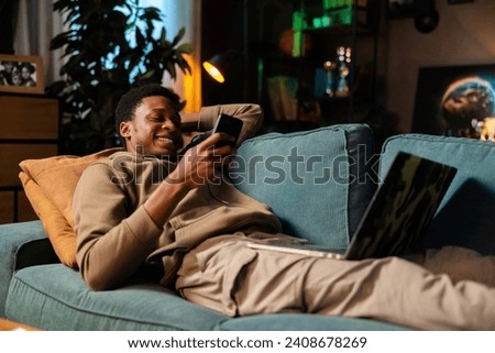 Similar – Image, Stock Photo African American guy with naked torso on white background