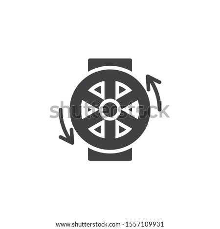 Valve open arrows vector icon. filled flat sign for mobile concept and web design. Pipe with valve close glyph icon. Symbol, logo illustration. Vector graphics