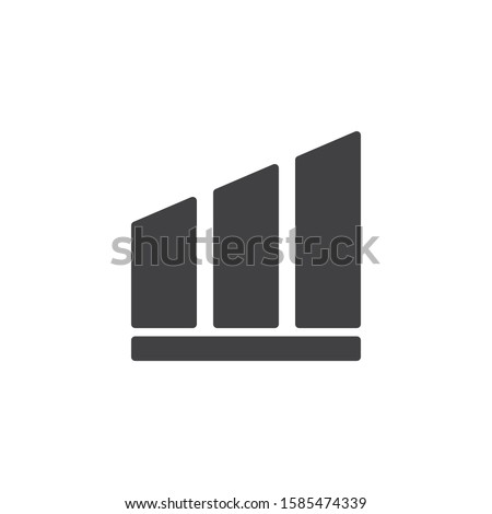 Climate control level vector icon. filled flat sign for mobile concept and web design. Conditioning system control bars glyph icon. Symbol, logo illustration. Vector graphics
