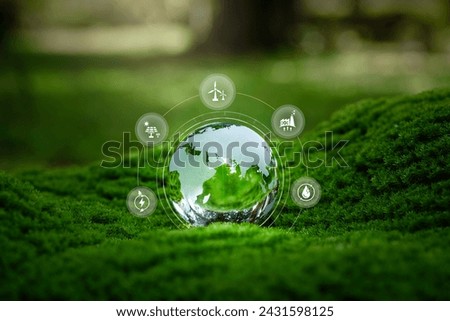 Similar – Image, Stock Photo green source Nature Plant