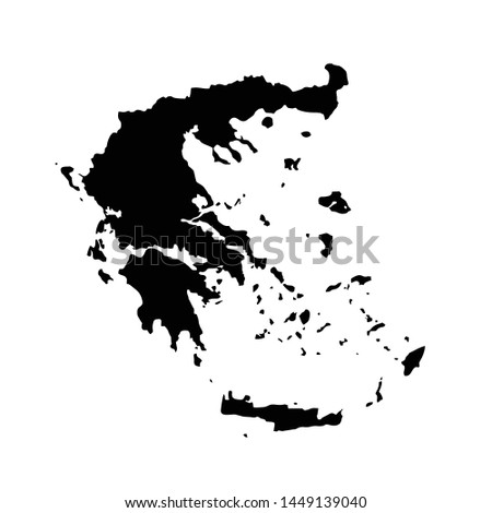 Greece abstract maps logo template