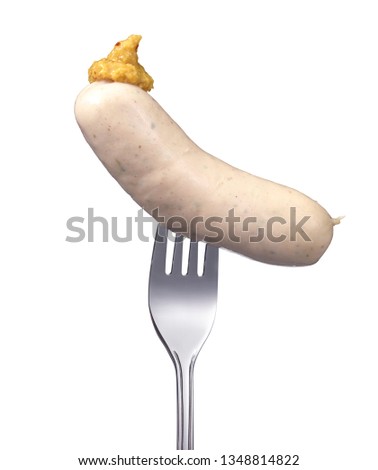 Similar – Image, Stock Photo Bavarian white sausages on a plate