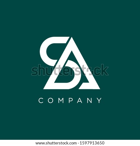 SA Letter  Luxury modern Logo company simple design