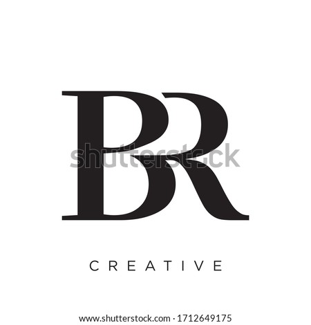 br logo design vector icon design