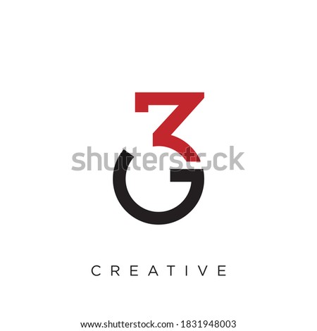 3g logo design vector icon symbol