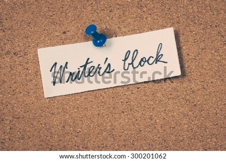 Writer\'s block