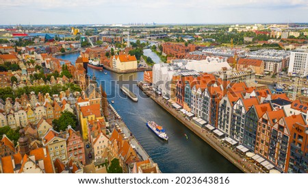 Similar – Image, Stock Photo Gdansk City Historic Architecture In The Old Town