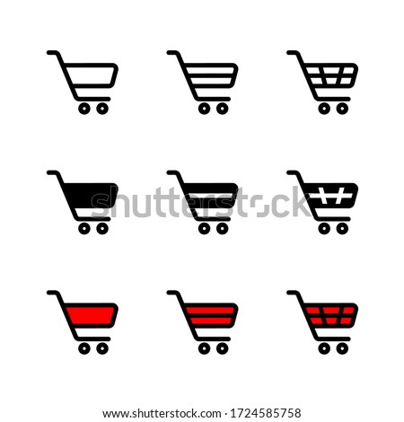 Trolley - Flat Icon Design : Business Theme, Shopping Theme, Infographics and Other Graphic Related Assets.