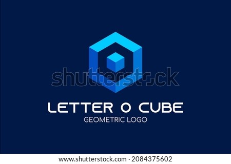 Letter O Cube Logo : Suitable for Company Theme, Construction Theme, Technology Theme, Initial Theme, Infographics and Other Graphic Related Assets.