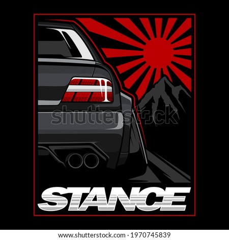 Sport car vector illustration, Car vectors are very cool for car lovers and very easy to print