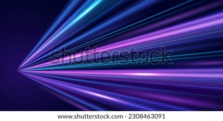 Abstract speed line background. Dynamic motion speed of light. Technology velocity movement pattern for banner or poster design. Vector EPS10.