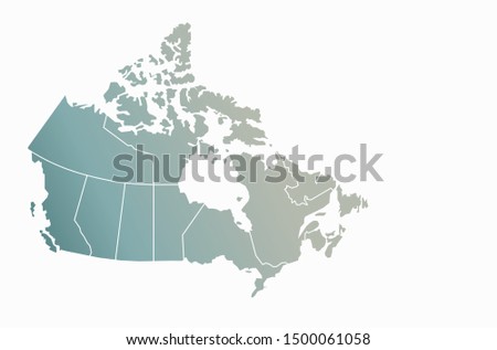 graphic vector of canada map.
north america map.