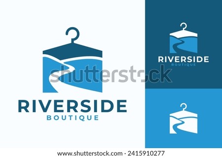 Riverside Boutique Clothing Cloth Store Logo Design