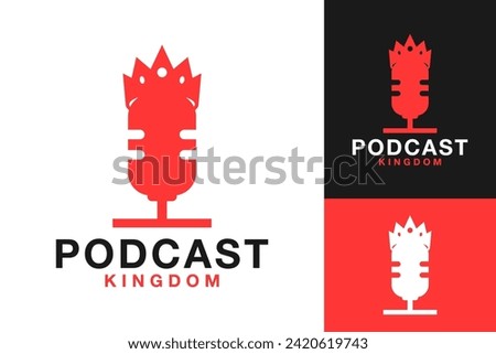 King Kingdom Podcast Talk Logo Design