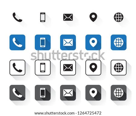 4 Different Contact Icons