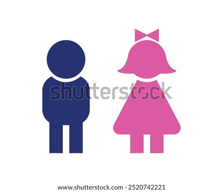 Similar – Image, Stock Photo Simple toilet with small sink
